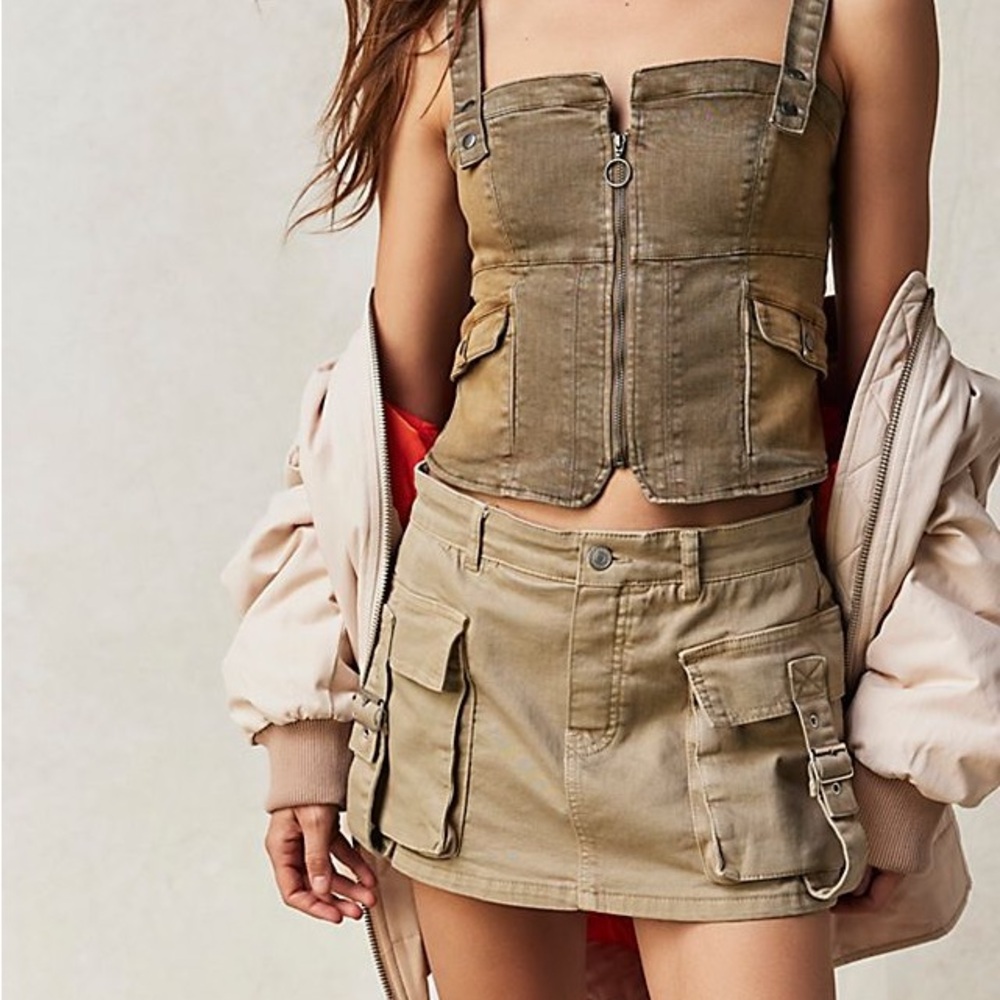 We The Free (free people) Cargo Skort 29 NWT